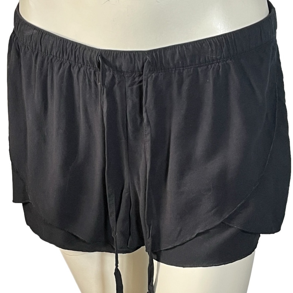 Target Soft Black Layered Shorts Sz Large